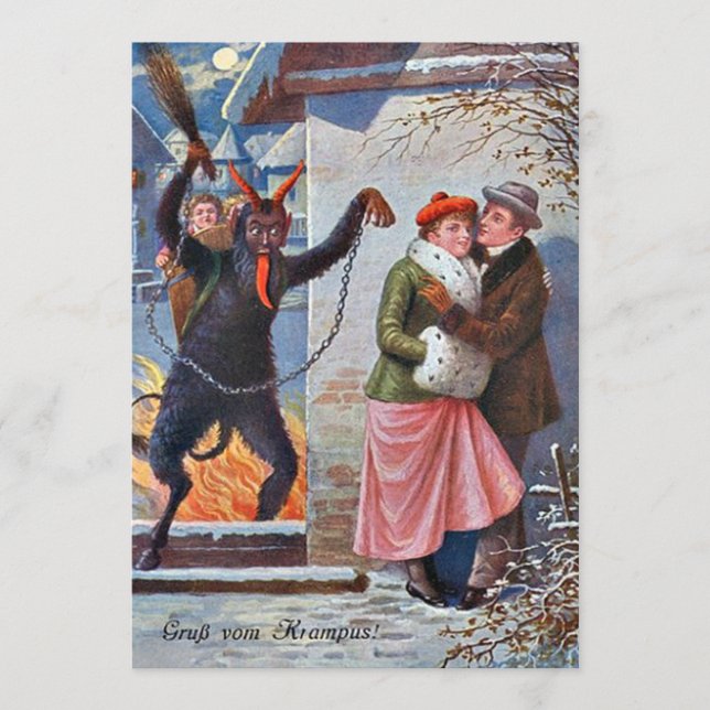 クランプスが悪い大人を罰する (正面)