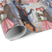 クランプスが悪い大人を罰する ラッピングペーパー (ロールコーナー)