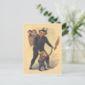 クランプスが悪い子を罰する ポストカード (スタンド正面)