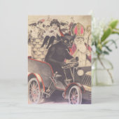 クランプスと司祭が子どもたちと一緒に運転 (スタンド正面)