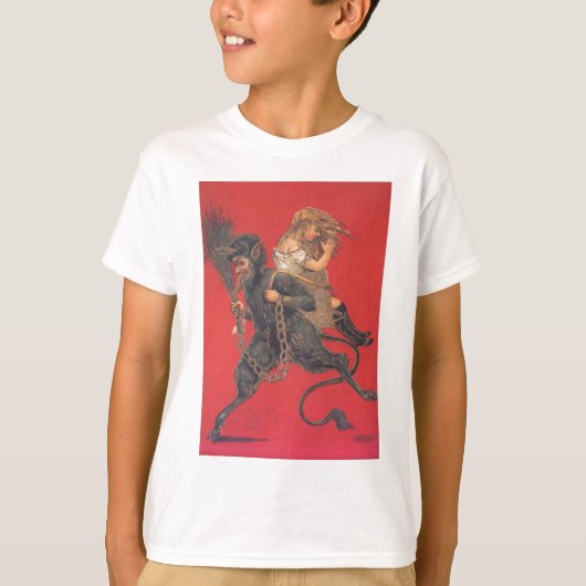 クランプスにさらわれた少女 Tシャツ (正面)