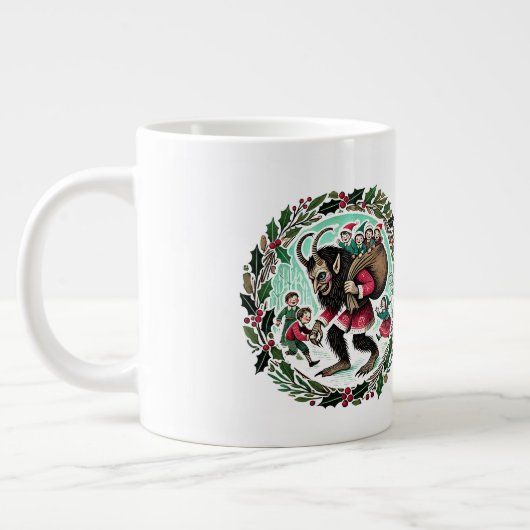クランプスのクリスマス ジャンボコーヒーマグカップ (左)