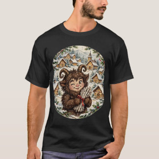 クランプスのクリスマス ダークTシャツ Tシャツ