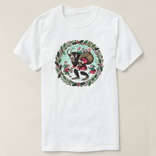 クランプスのクリスマス Tシャツ (デザイン正面)