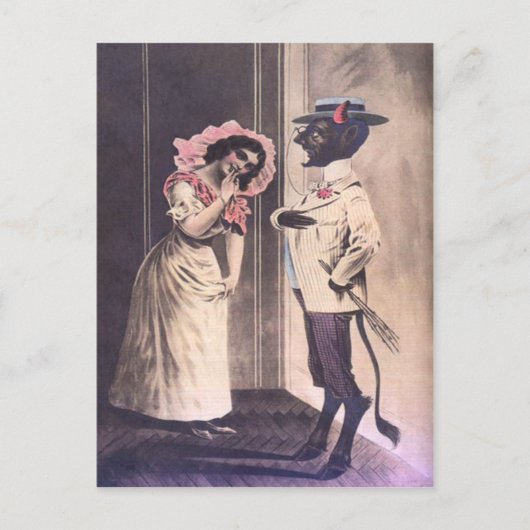 クランプスの取得日 ポストカード (正面)