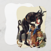 クランプスの子供たち 招待状 (正面/裏面)