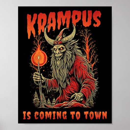 クランプスは町来のクリスマスホラー休暇に行く ポスター (正面)