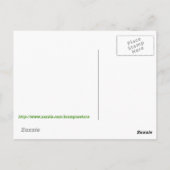 クランプスキスをするカップルが誘拐を罰 ポストカード (裏面)