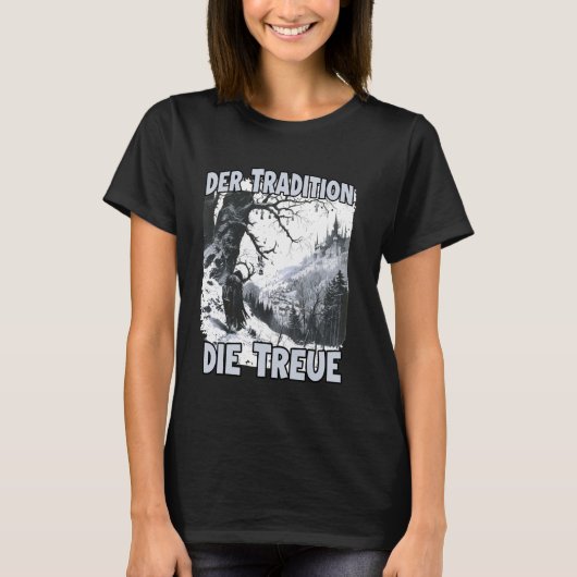 クランプスコスチュームPerchtenマスク悪ニコラスKrampu Tシャツ (正面)