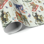 クランプスコラージラッピング紙小パターン ラッピングペーパー (ロールコーナー)