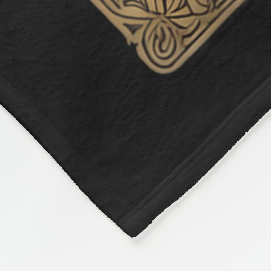 クランプスタロットカードデザインクリスマスシーズンエブラーPa フリースブランケット (角)