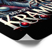 クランプスメリークランプスは町ホラー来Chrに行く ポスター (角)