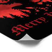 クランプスメリークリスマスクリスマスホラー醜いセーターE ポスター (角)