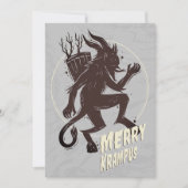 クランプスメリークリスマスホリデーカード シーズンカード (正面)