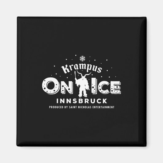 クランプスランニンブラックオーストリア マグネット (正面)