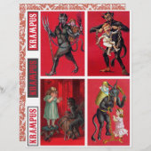 クランプスヴィンテージビクトリアンはがき (正面/裏面)