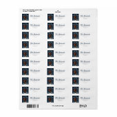 クランプス差出人住所ラベル ラベル (フルシート)