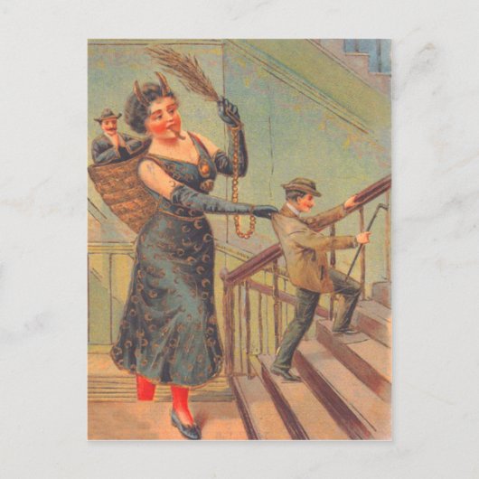 クランプス罰の悪人 ポストカード (正面)