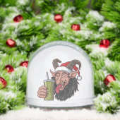 クランプス飲む緑の抹茶クリスマス不気味 (クリスマス)