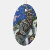 クランプス&いけなチルドレン，怖いクリスマスストーリー セラミックオーナメント (右)