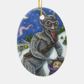 クランプス&いけなチルドレン，怖いクリスマスストーリー セラミックオーナメント (裏面)