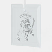 クランプス ガラスオーナメント (正面左)