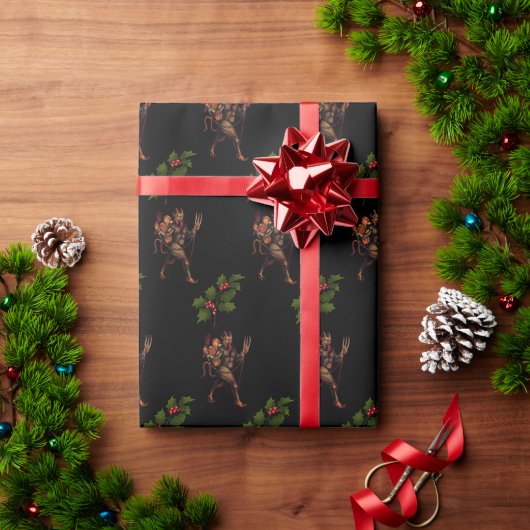 クランプス ラッピングペーパー (クリスマスギフト)