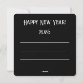 クランプス 新年おめでとう シーズンカード (裏面)