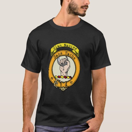 クランプネイピアスコットランドクレスト Tシャツ (正面)