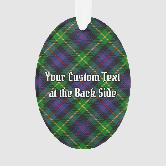 クランプファルカーソンクレストオーバータータンチェックオーナメント オーナメント (裏面)