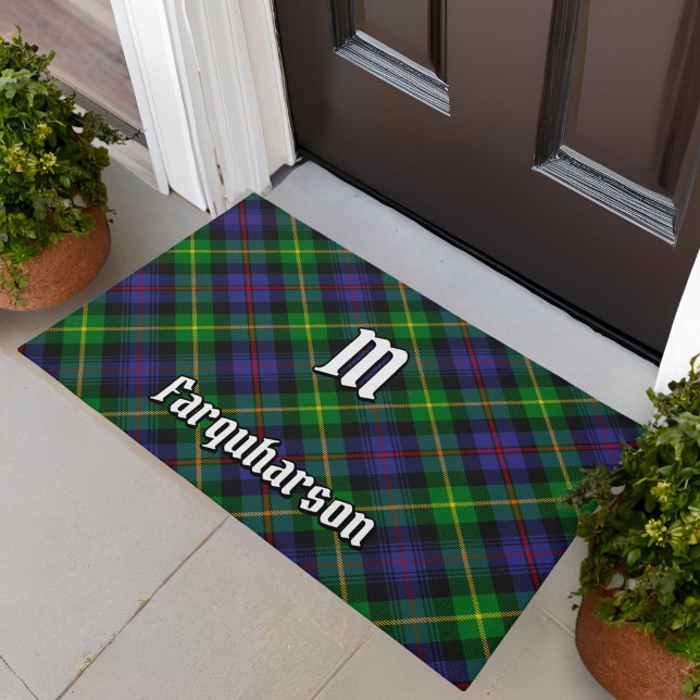 クランプファルカーソンタータンチェックDoormat ドアマット (クリエイターアップロード済み)