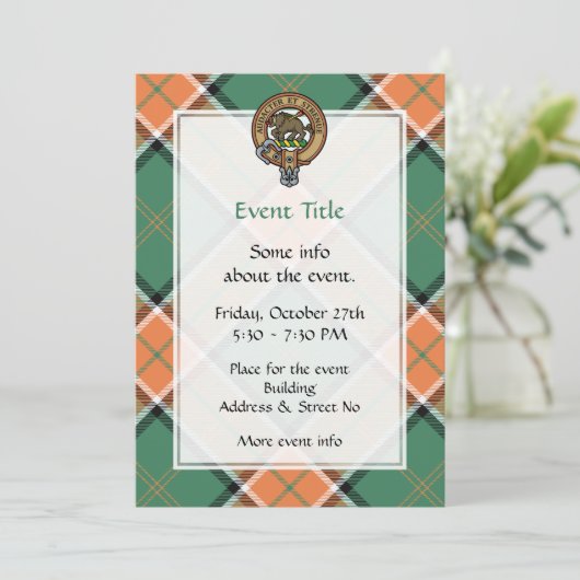 クランプポーロッククレスト招待状 招待状 (スタンド正面)