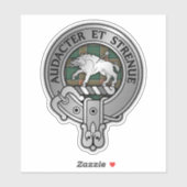 クランプポーロッククレスト&タータンチェック シール (シート)