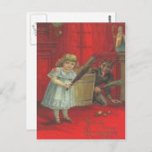 クランプ遊スと女の子 ポストカード (正面/裏面)