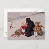 クランプ遊スと子供雪 ポストカード (正面/裏面)