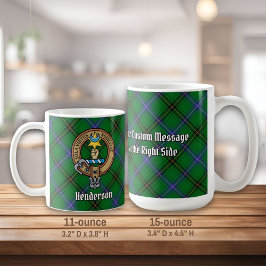 クランヘンダーソンクレストオーバータータンチェック コーヒーマグカップ