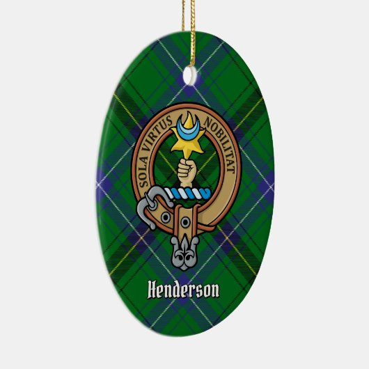 クランヘンダーソンクレストオーバータータンチェック セラミックオーナメント (右)