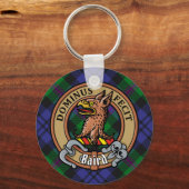 クランベアードクレストオーバータータンチェック キーホルダー (正面)