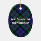 クランベアードクレストオーバータータンチェック セラミックオーナメント (裏面)