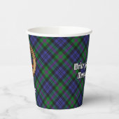 クランベアードクレストオーバータータンチェック 紙コップ (左)