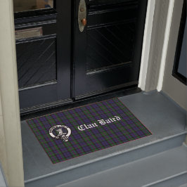 クランベアードクレストタータンチェックカスタマイズ ドアマット