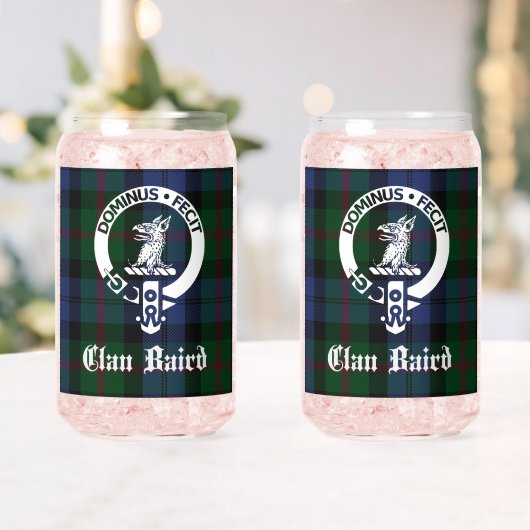 クランベアードクレストバッジ&タータンチェック ガラス缶 (インサイチュ (ウェディング))