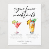 クランベリーかわいこちゃんピニャコラダモックテールメニュー (正面)