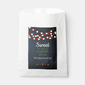 クランベリーとポップコーン素朴シャルボードクリスマス フェイバーバッグ (正面)