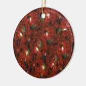 クランベリーのクリスマスツリーのオーナメント セラミックオーナメント (左)