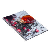 クランベリーの付いた紅茶 ノートブック (右側)