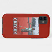 クランベリーの沼地の収穫のヴィンテージ旅行ポスター Case-Mate iPhoneケース (裏面(横))