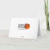 クランベリーの風味の食事のpapercut カード (裏面)