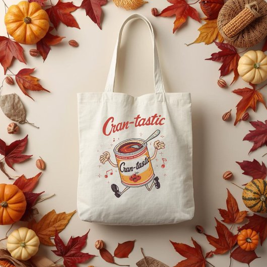 クランベリーもビックリ!クランベリー缶のダンスで面白いサンクスギビングを トートバッグ