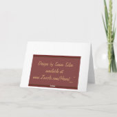 クランベリークラスエレガントありがとうございました サンキューカード (裏面)